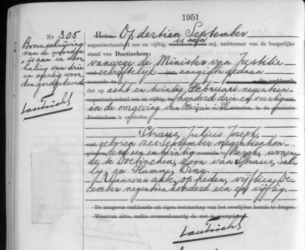 Bestand:Akte Straus Julius Joseph.jpg