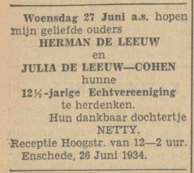 Bestand:Cohen Julia 19340626 Tubantia.jpg