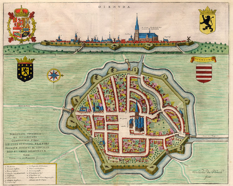 Bestand:Diksmuide in 1649 Blaeu.jpg
