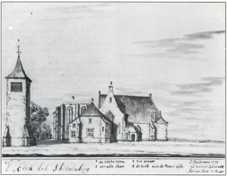 Bestand:Kerk en Kasteel te 's-Heerenberg De Raet 1720 ON25.png