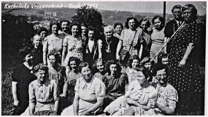 Vrouwenbond in Beek Uitstapje in 1951