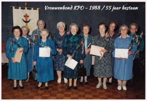 1988 Vrouwenbond 55 jaar bestaan