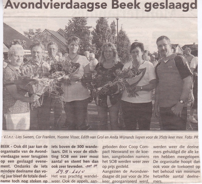 Bestand:2010 Avond4daagse Beek Loerbeek .jpg