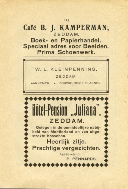 B.J.Kamperman. W.l.Kleinpenning. P.Pennards blz 115