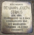 Benjamin Joseph Straus Stolperstein.jpg