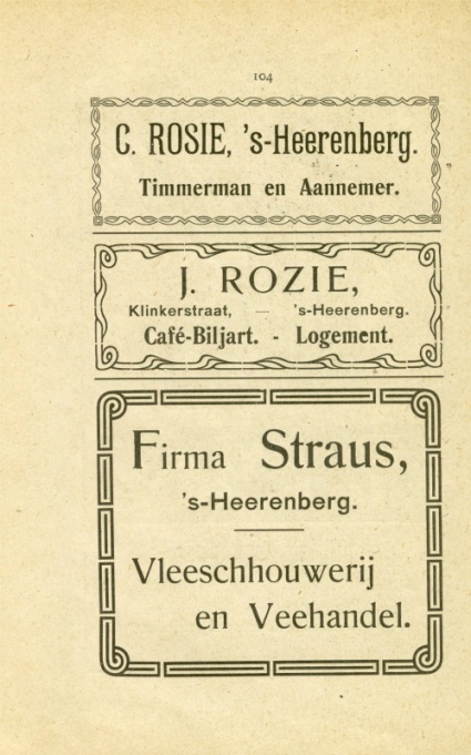 C.Rosie J.Rozie Firma Straus blz 104