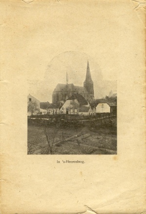 Kerk en walstraat toen de walwoningen er nog niet waren