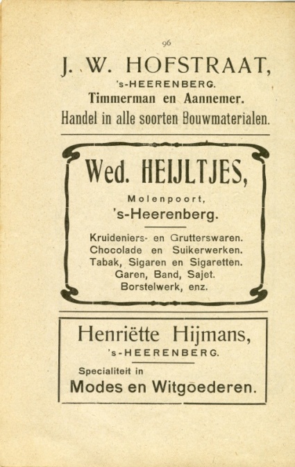 J.Hofstraat Wed.Heijltjes H.Hijmans blz96