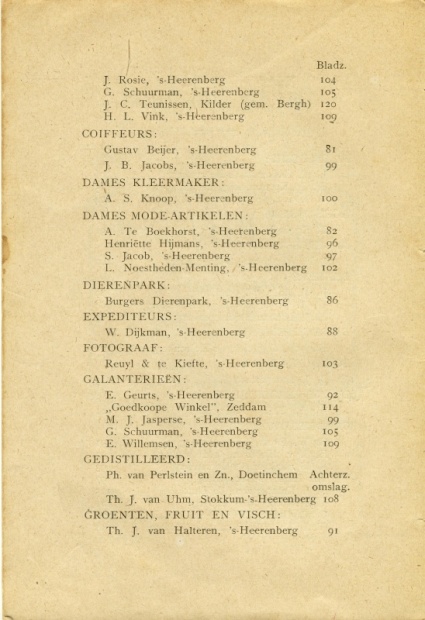 Lijst van adventeerders blz 122