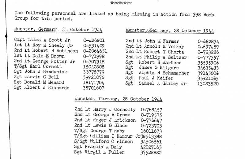 Bestand:Rapport 398 Bomber Group oktober 1944.png
