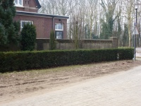 Restand van klooster muur Rechts van het klooster bij het oude douanekantoor Grensovergang.jpg