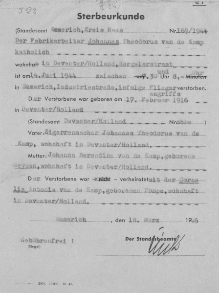 Bestand:Sterbeurkunde JTh vd Kamp.jpg