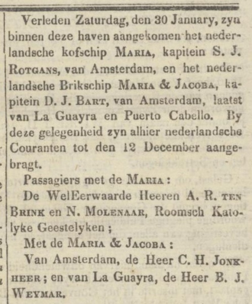 Bestand:Ten Brink 18410206 Curaçaosche courant.jpg