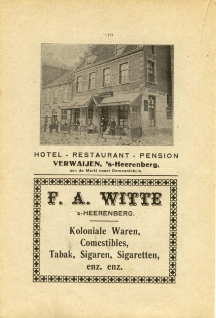 Verwaijen aan de markt blz 110 ‎en F.A.Witte